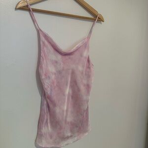 Pink Tie-Dye Camisole Top